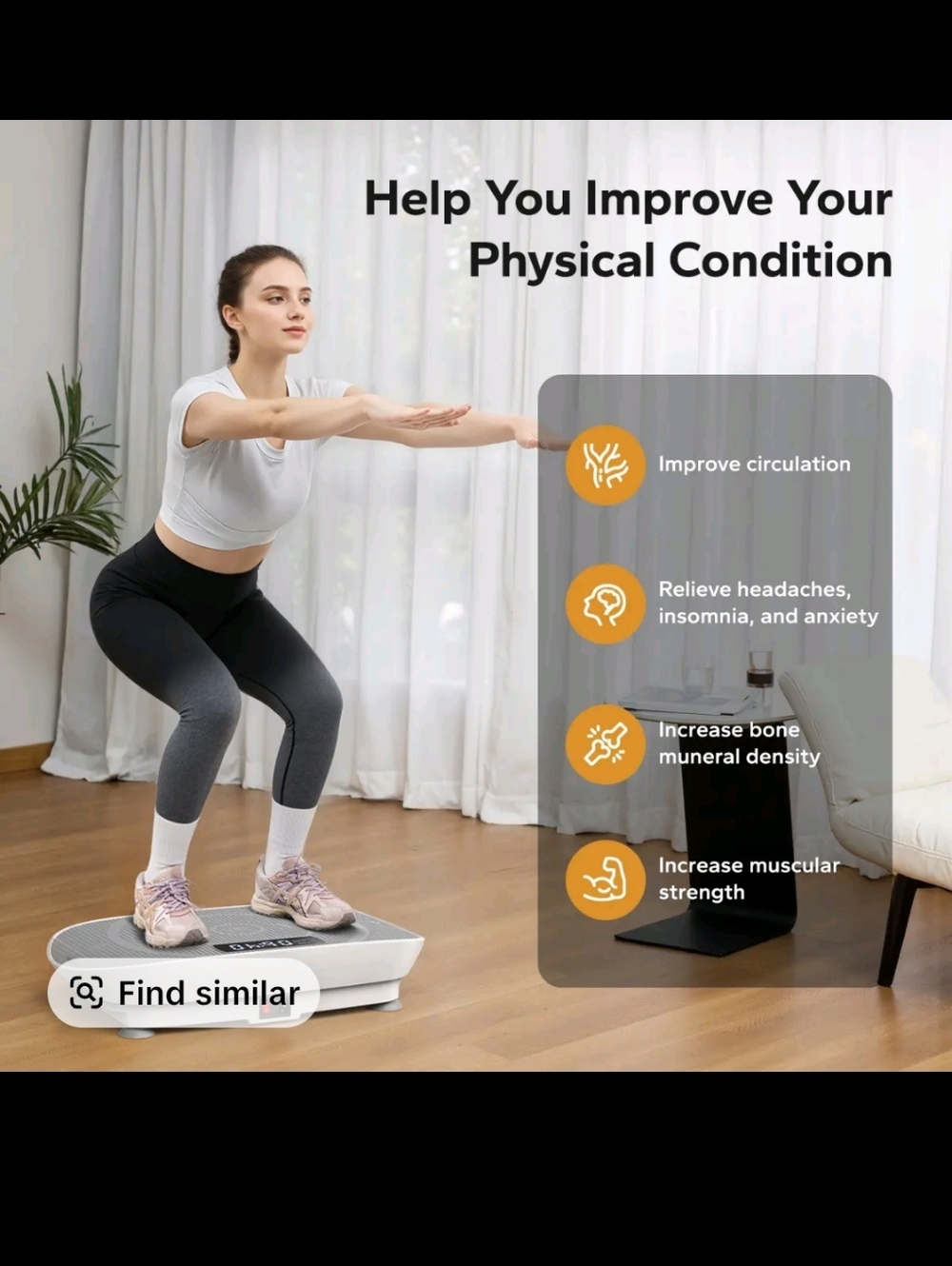 Merach CV30 Pro Curved Whole Body Vibration Plate - Picture 2 of 10